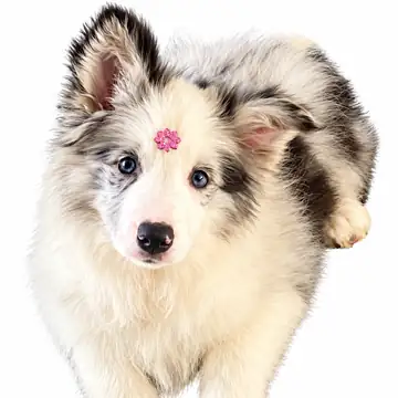 Filhote Border Collie blue merle